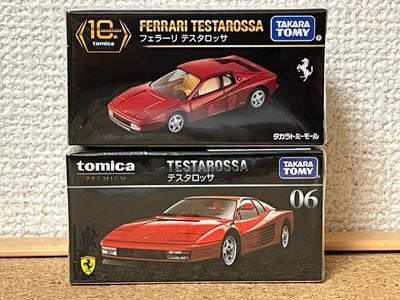 Tomica Takara Tomy Mall Original Premium 10th Anniversary Special Reissue Ferrari Testarossa Set April 2-Car (Released 26, 2025)
