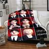 Personalisierte Decke im Stray Kids-Design - Perfekt für Sofa, Bett, Reisen & Outdoor | Maschinenwaschbar, Gemütlich & Langlebig.