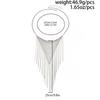Vintage Inspired Layering Fringe Necklace Lightweight Iron Chain Offering Comfort For Extended Wear Handwoven Design