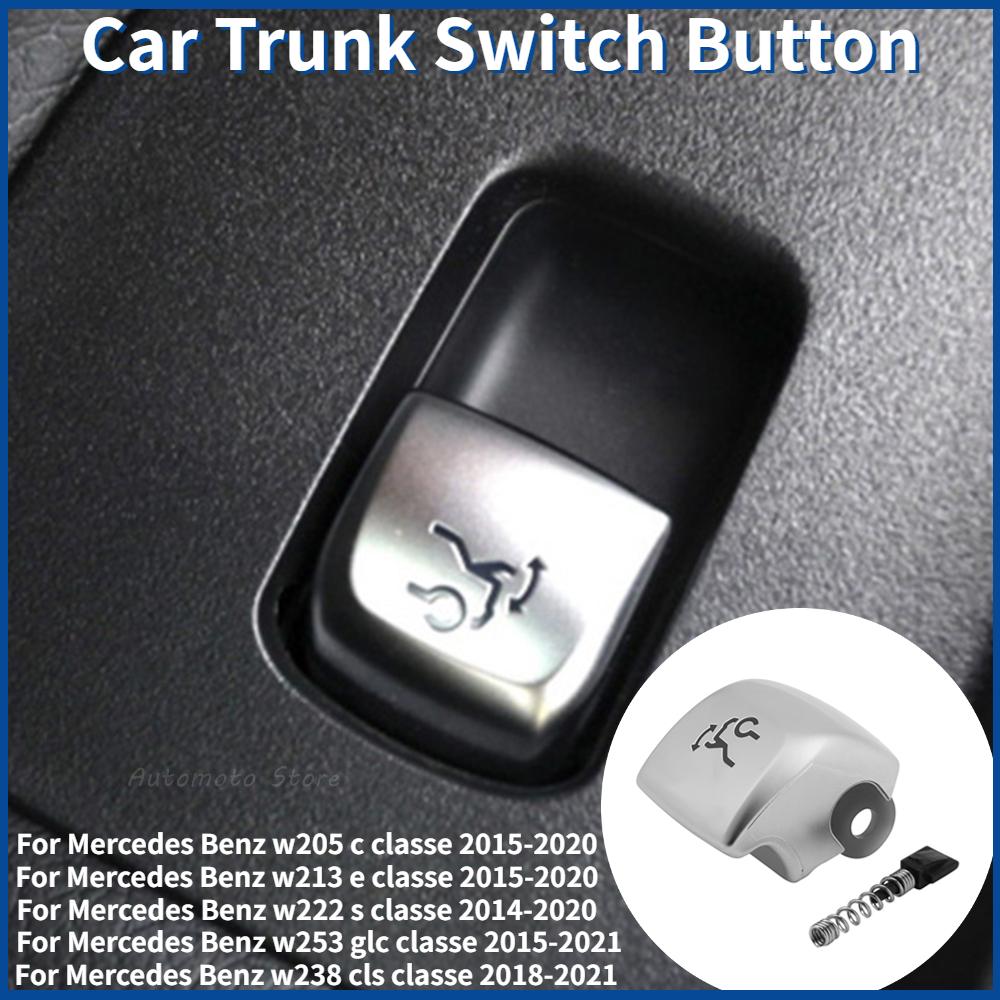 Car Rear Trunk Switch Control Button Trunk Repair Button Cover for Mercedes Benz C E GLK Class W205 W253 W213 W222 W238