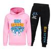 Tuta BrainRot Divertente Moda Bambino Pile Tuta Sportiva Set Felpe Bambini Ragazzi Manica Lunga Pantaloni Set da 2 Pezzi Tuta