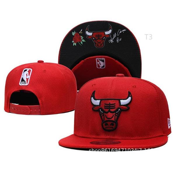 Source Baseball Cap Basketball League Bull Hat Street American Retro Embroidery Flat Edge Bull Head Casual Hat