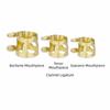 Brass Material Saxophone Tip Clip Adjustable Screw Reed Fastener  Soprano Saxophone