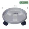 Plant Mover with Wheels Plant Support Roller Universal Flower Base Pot Movable Tray Rack Indoor Outdoor Balcony Stand