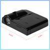 LED Car Door Welcome Lights Laser Projector Wireless Car HD Courtesy Lamp Caps For Opel Astra H G J Insignia Mokka Zafira Corsa Vectra B C D