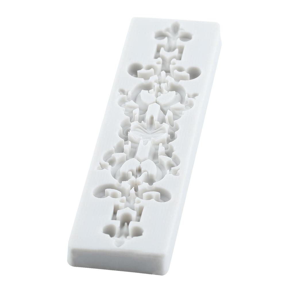 Baroque Border Silicone Mold Baroque Fondant Molds Cake Decorating Tools Theme Cake Dessert Decorated Chocolate Candy Mold