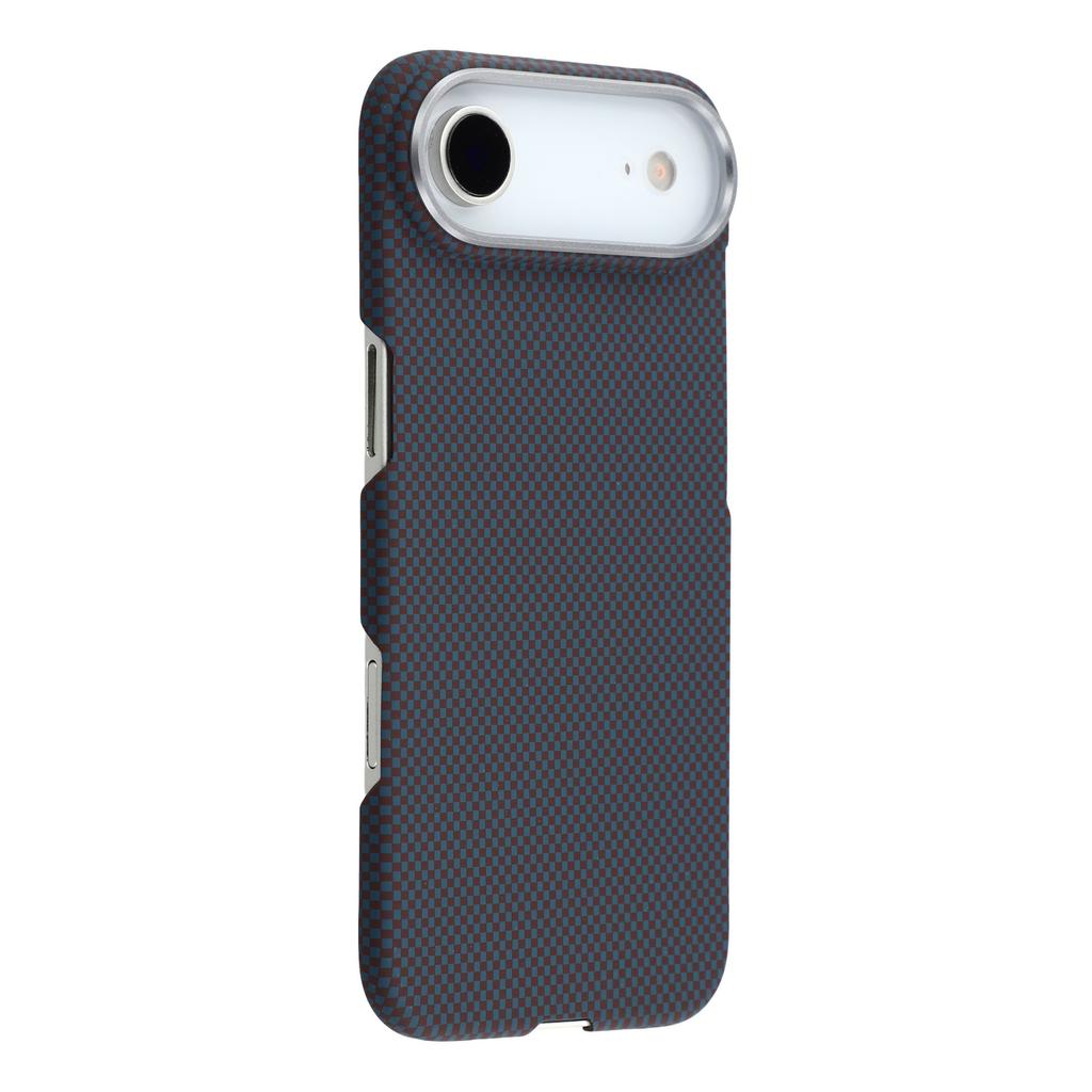 For iPhone Air Case Compatible with MagSafe Carbon Fiber Texture PC Phone Back Cover