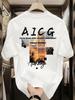 Aicc Super Beautiful Sunset Printed Womens Tshirt Mens And Womens Trendy Brand Fashion Casual Short Sleeve Top