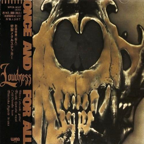 CD LOUDNESS - Once And For All WPC68037 WEA Japan 1994 Japan Japanese Pop/Rock Used