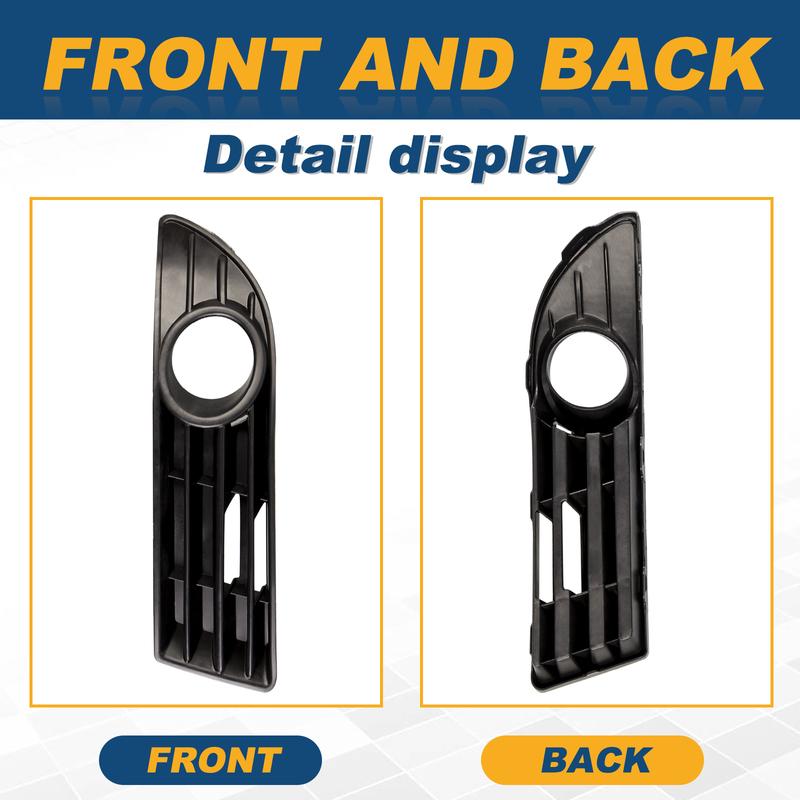 Fog Light Frame Lamp Trim Grill Cover Under Front Bumper For VW POLO 2006-2009 6Q0853665E 6Q0853666E Car Accessories