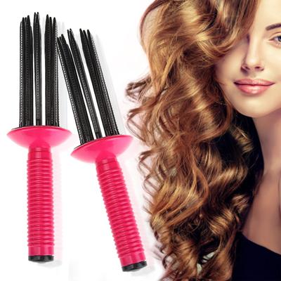 Grzebień do loków Profesjonalne narzędzia do stylizacji bez użycia ciepła Grzebień do objętości powietrza 17 zębów Włosy Puszysty salon fryzjerski