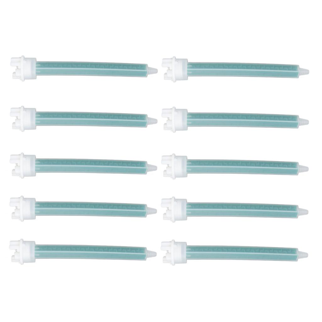 10pcs Mixing Nozzles Plastic Prevent Blocking Adhesive Glue Mixing Nozzle for Applicator