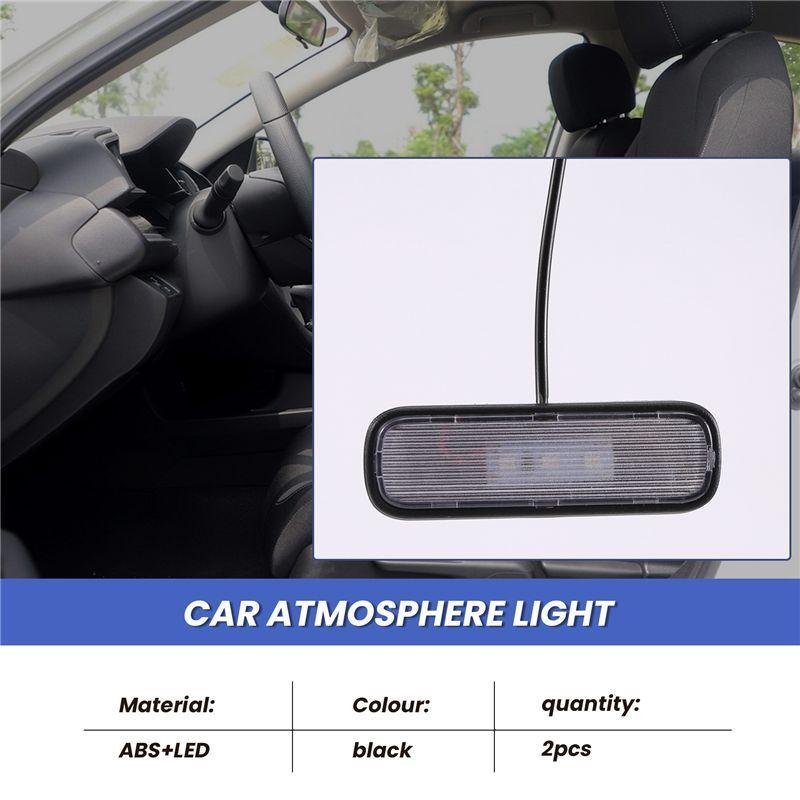 WO-2PCS Car Light LED Interior Atmosphere Light Decoration Lamp Ambient Foot Light For Honda Civic 10Th 2018-