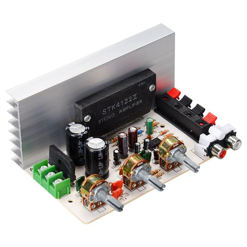 Placa Amplificadora Série Película Grossa de 2.0 Canais Dx-0408 Placa Amplificadora de Áudio Digital Estéreo Amplificador Estéreo de Alta Potência