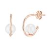 SILVER925 Wave Pearl Earrings PYSE0150
