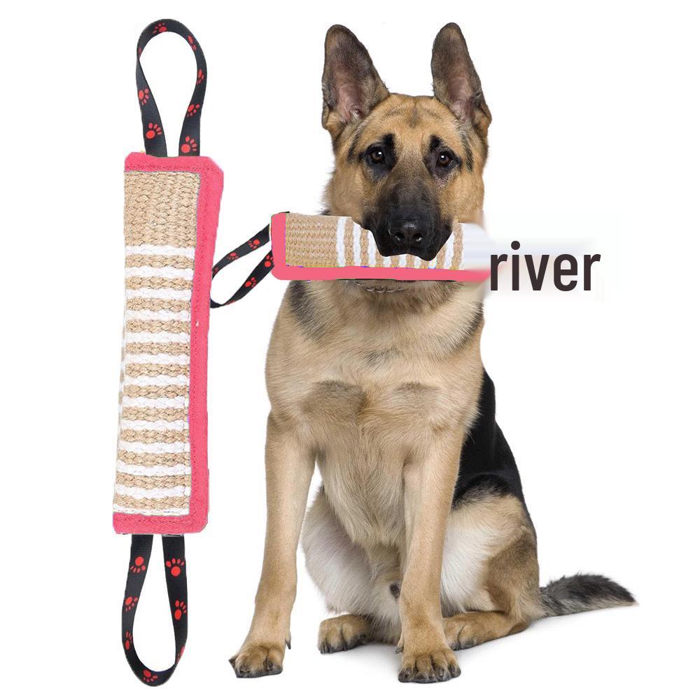 Burlap Dog Bite Stick - Training, Chewing, and Fetching Toy