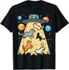 Alien Abduction Cats UFO Flying Saucer Space  Girls Kid T-Shirt