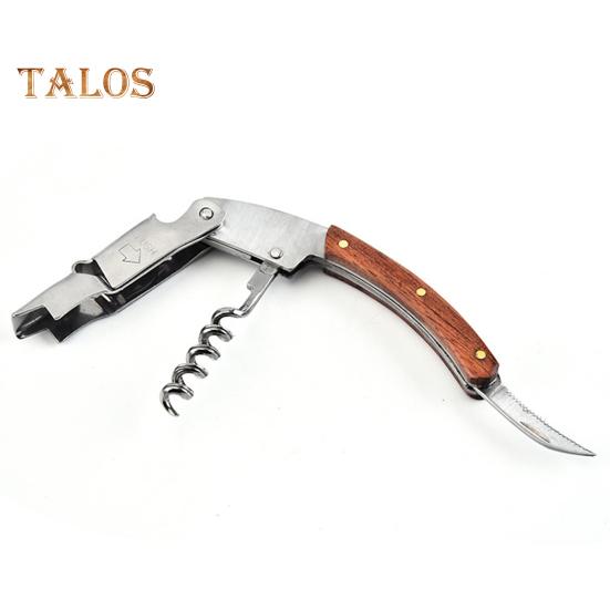 Bottle Opener Foldable Remove Beer Caps Wide Application Durable Manual 3-in-1 Bottle Opener Corkscrew with Cutter Household Supplies