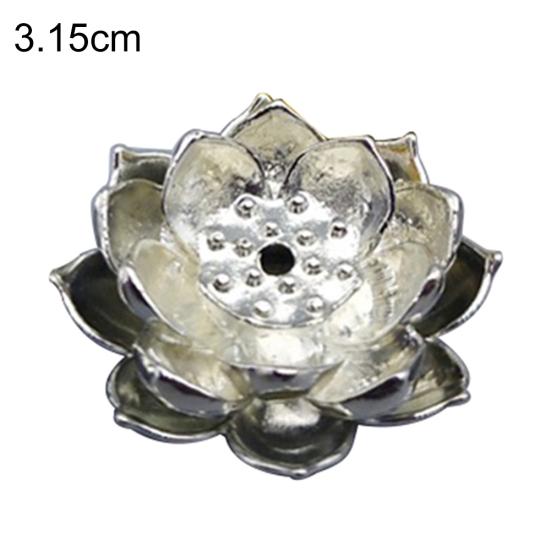 Lotus Shape Incense Plate Stick Burners Holder Home Sandalwood Censer Decor