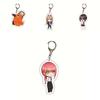 Chainsaw Man Acrylic Keychain Double Sided Printing Cartoon Character Bag Pendant