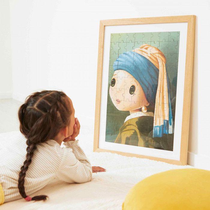Puzzle - JANOD - Puzzle Inspiré de Vermeer - 100 Pièces - Dès 6 ans - Éducatif FSC