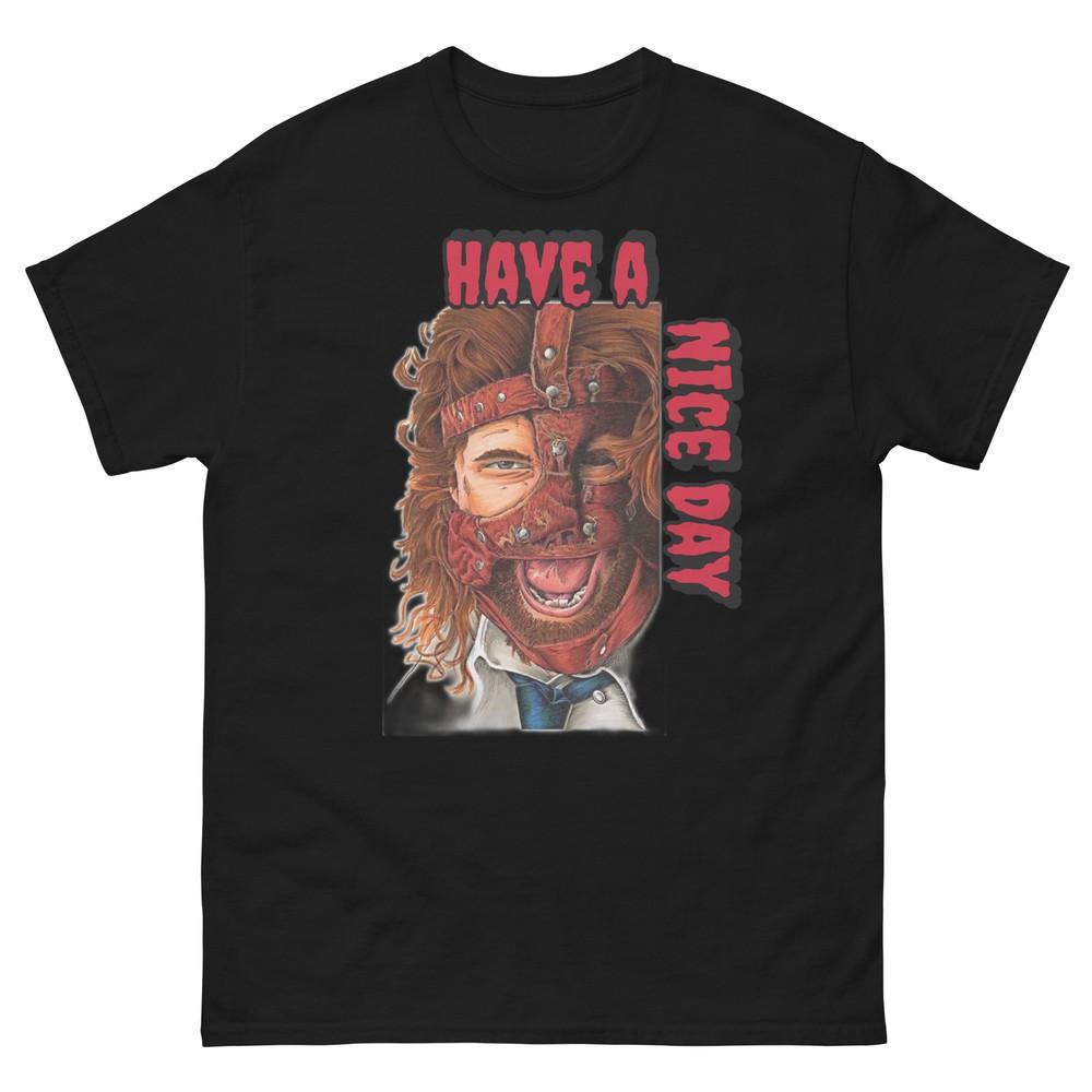 

Мужская футболка в стиле ретро WWF, Футболка для профессионального рестлинга, Футболка Mankind Have a Nice Day XL