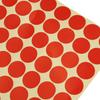 BHBL 19mm Circles Round Code Stickers Self Adhesive Sticky Labels Red