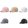 Autumn New Women Men Solid Color Mesh Baseball Cap Solid Snapback Short Brim Sunhat Outdoor Hip Hop Baseball Hats Casquette