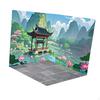 Backdrop Scene Organizer Background Action Figures Decoration Handcraft Decorative Tabletop