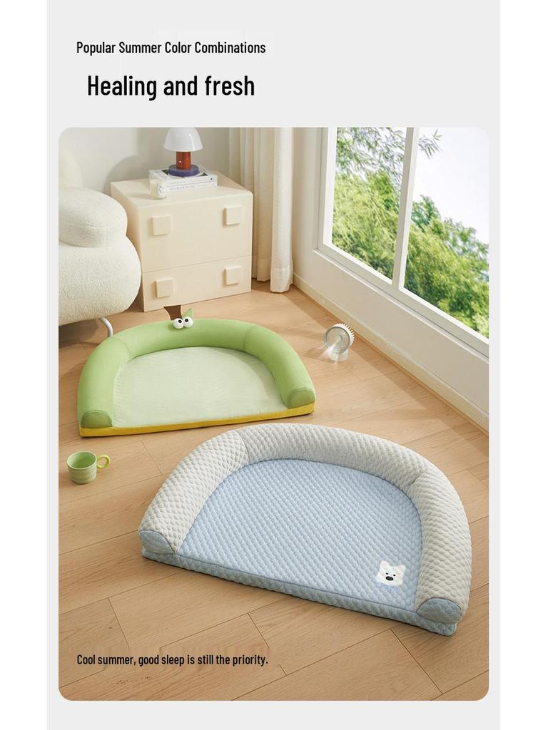 All-Season Small Dog Sofa Bed - Washable and Comfortable Sleeping Pad for Teddy and Bichon