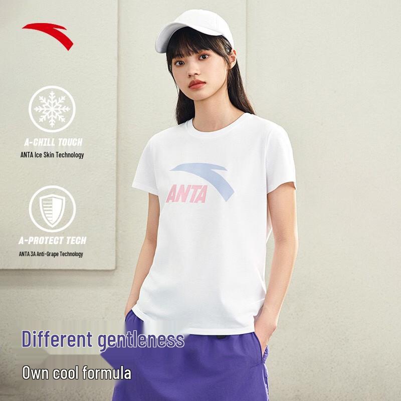 

Anta Women s Ice Silk Short Sleeve T-shirt M