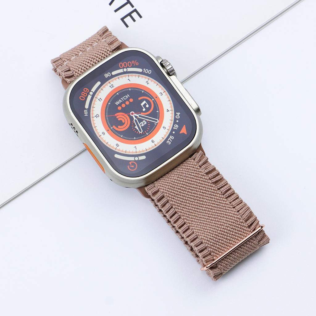 Elastic Nylon Strap for Apple Watch band 49mm 45mm 44mm 42 Loop Belt for iwatch series Ultra 8 7 6 SE 5 4 40mm 41mm 38 Bracelet