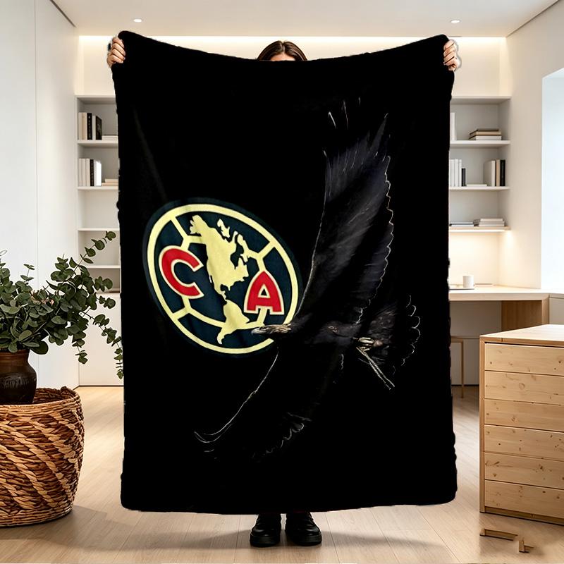 Club America Print Blanket - Soft & Comfortable, for Bedroom, Travel, Sofa, Home Decoration - Birthday Christmas Gift for Friend