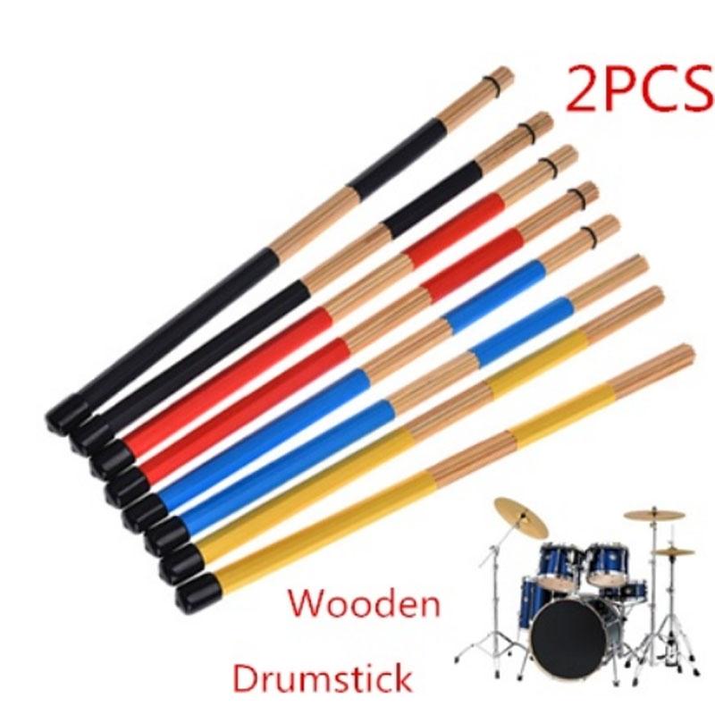 Buy 1 Pair Wooden Drumstick Bamboo Drum Sticks Drums Percussion Drum