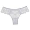 Meet'r Women Sexy Lace Lingerie Temptation Low-waist Panties Embroidery Thong Transparent Hollow Out Underwear Female G String