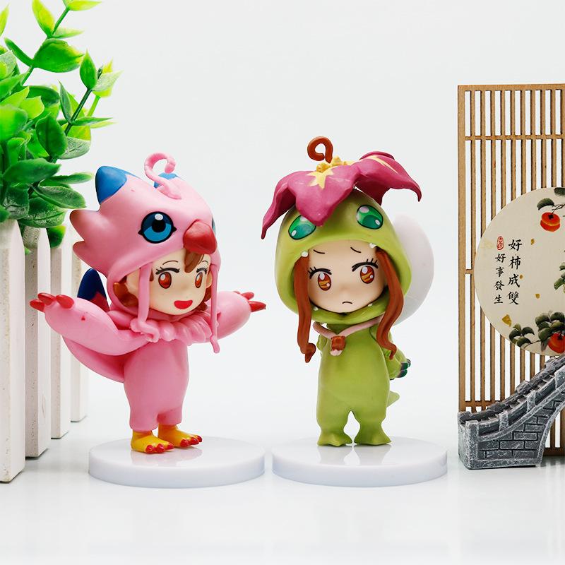 Tall Superior Quality 6-8pcs/set Anime Digital Monster Digimon Cosplay Adorable PVC Collection Action Figure Model Playthings Fans Birth Date Gifts