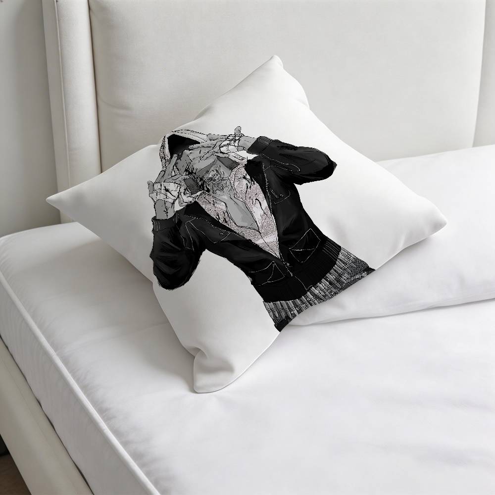 Game DDead by Daylight Decorative Square Pillow Cover Modern Cushion Case for Living Room Bedroom