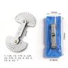 Integrated Thread Gauge: 55° British, 60° Metric, Metric-British, American Tooth Gauge.
