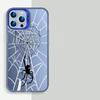 Cool Spider Pattern Electroplate pro IPhone 16 15 14 13 12 11 Pro Max Nárazuvzdorný zadní kryt