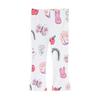 Children's Clothing, Kids' Bootcut Pants, 2025 Spring and Autumn New Style, Cute Printed Long Pants for Girls, Kindergarten Baby Elastic Pants