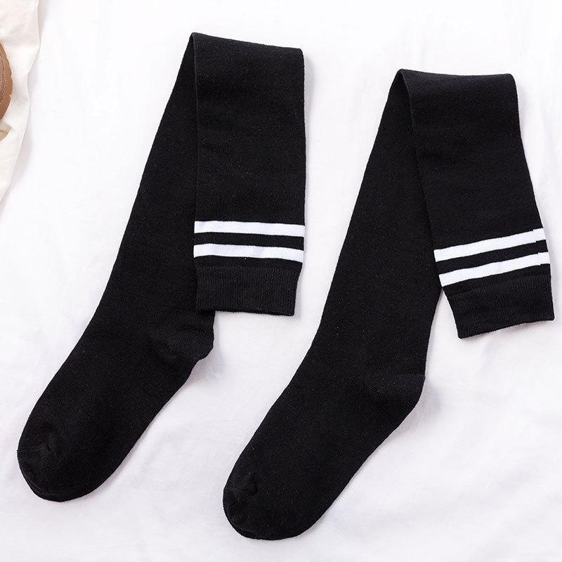 Women's Over-the-Knee Socks: College Style Japanese/Korean Mid-Calf Long Socks for Spring and Autumn