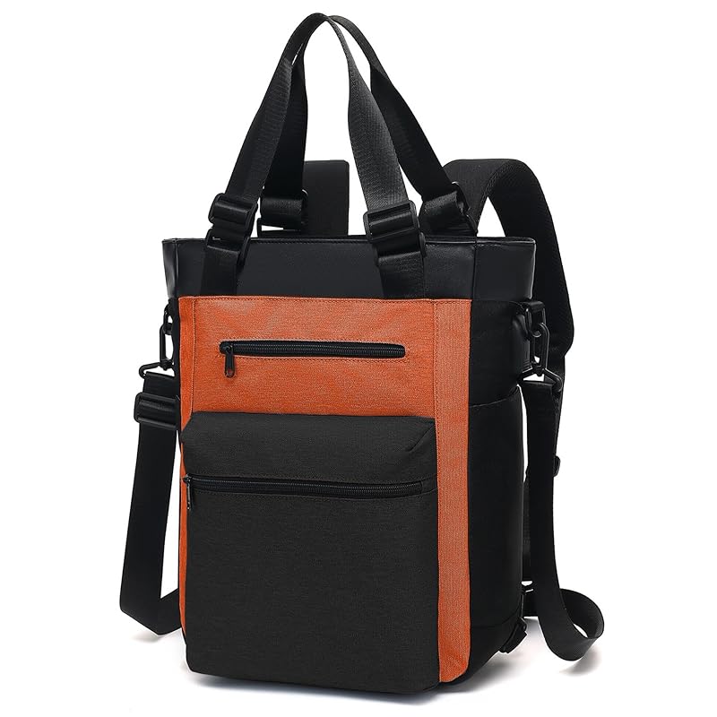 

[HIKKER-LINK] tote backpack ladies large capacity rucksack handbag Durable commute travel bag carry on beach bag workman bag tote bag 4WAY sub bag