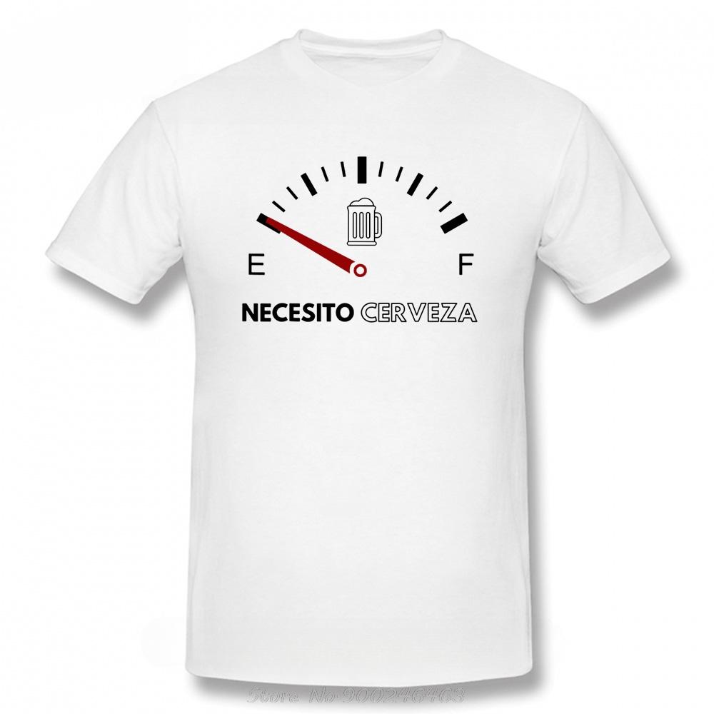

Mexican Beer Necesito Cerveza T-shirt Birthday Gift Graphic Cotton Tshirt Men Casual Short Sleeve Father Day Husband T Shirt M