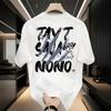 Trendy Brand Short-Sleeved Pure Cotton Men'S Printed T-Shirt Trendy Men'S And Women'S Versatile Round Neck T-Shirt Men'S