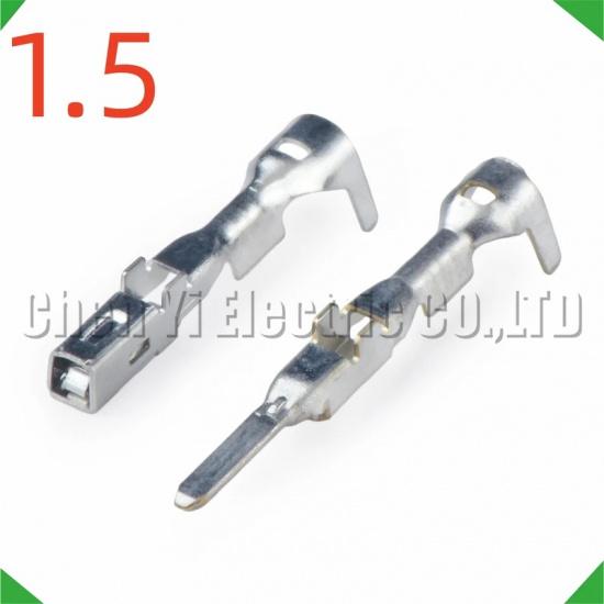 50 Pcs 1.5 mm Male or Female wire Crimp P For TP131-00100 TP135-00100 Sheath Automotive Connectors Wire harness Plug