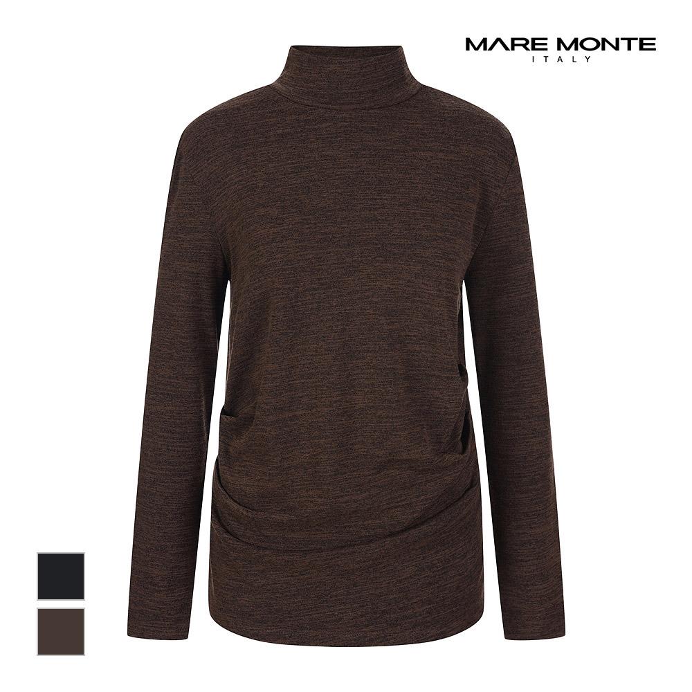 MAREMONTE Mock Neck T-Shirt_M23Omts04P0