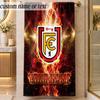 Strandtuch Union Berlin FC Benutzerdefinierter Name Text Personalisierbares Weiches Handtuch für Strand Pool Innenbereich Heimdekoration Geschenk