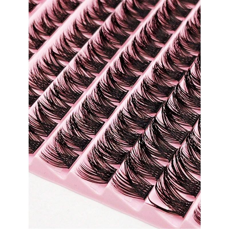 1 krabička trsové řasy 8-16 mm nadýchané jednotlivé řasy přirozený vzhled řasy D prodloužení řas trsy umělé řasy