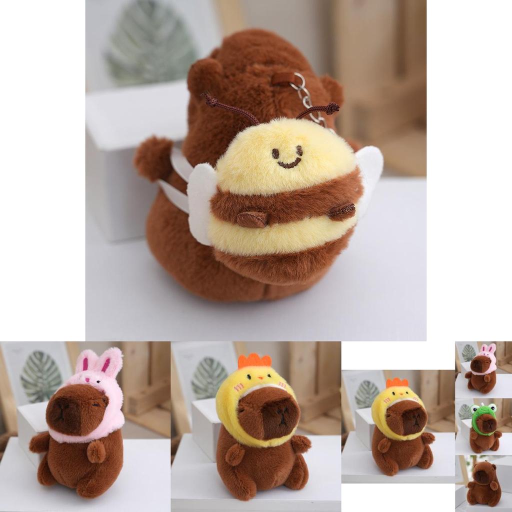 Soft And Cuddly Capybara Plush Toy Keychain Perfect For Bags With Cute Designs And Adorable Features