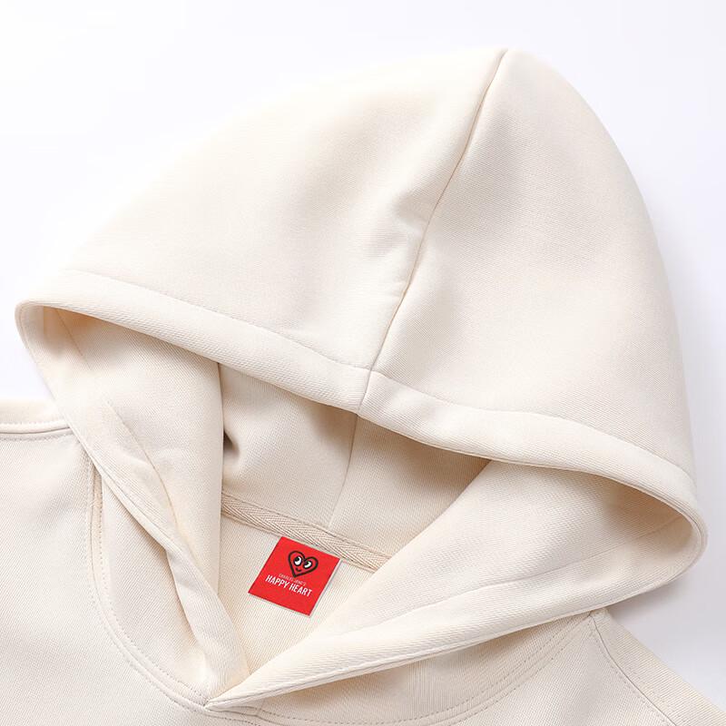 Charles Peach Heart Autumn/Winter Unisex Heavyweight Hooded Sweatshirt